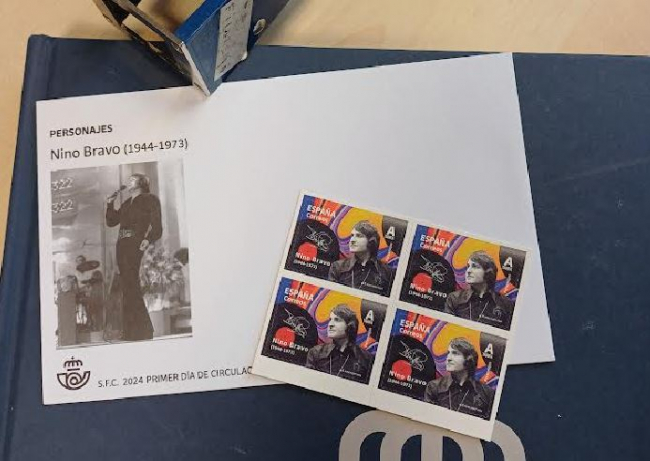 Correos emite hoy un sello dedicado al cantante valenciano Nino Bravo