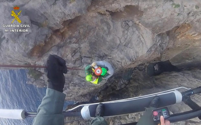 La Guardia Civil rescata a un
barranquista en el torrente de Mortitx