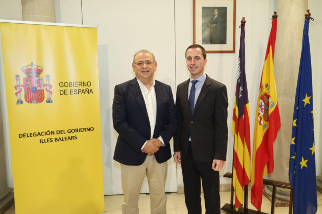 El presidente Galmés se reúne con el Delegado del Gobierno estatal para abordar temas de interés general para Mallorca