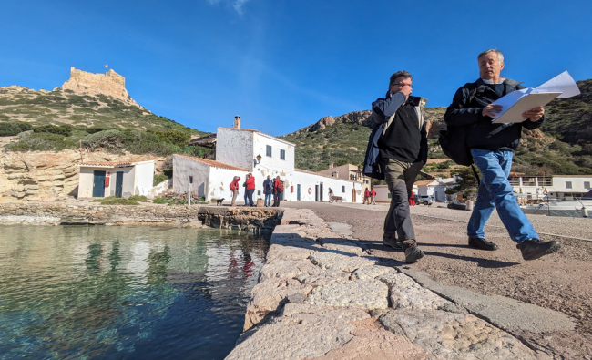 Visita técnica de PortsIB y Medio Natural para rehabilitar el muelle del Parque Nacional de Cabrera