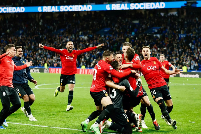 El RCD Mallorca se clasifica para la cuarta final de Copa del Rey de su historia