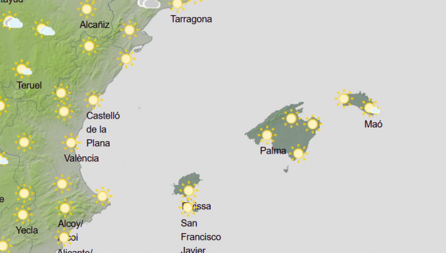 Hoy tendremos los cielos despejados pero seguirán las rachas de viento fuerte de hasta 70km/h