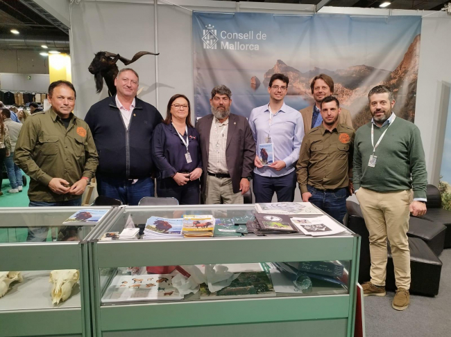 El Consell de Mallorca participa en la feria cinegética 2024 y exhibe el boc balear como una especie única en el mundo