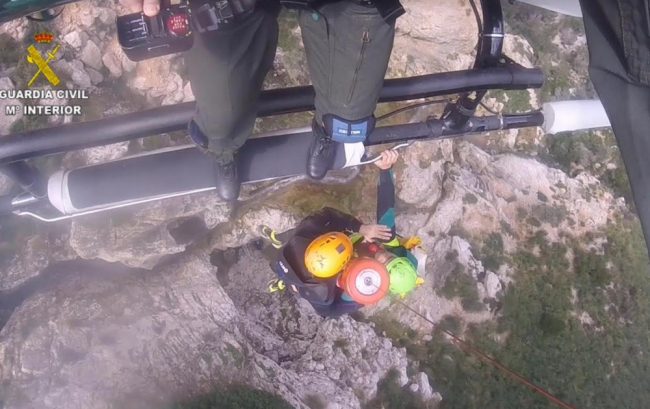 La Guardia Civil interviene en dos rescates en la montaña durante el fin de semana