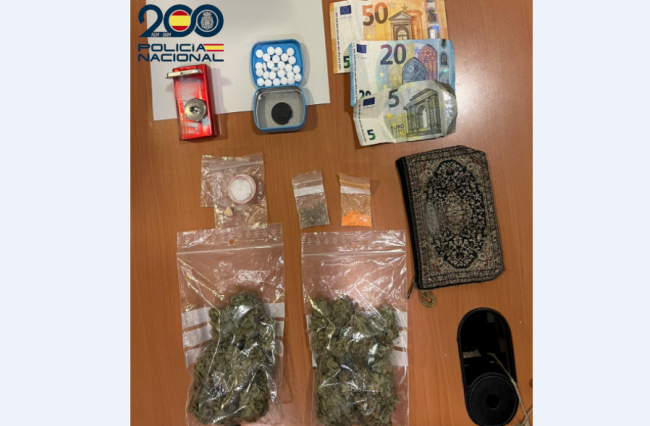 La Policía Nacional detiene a una mujer por un delito contra la salud pública