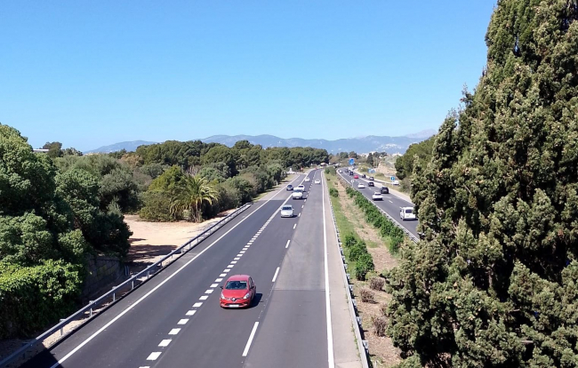 Abierta al tráfico con éxito la nueva salida desde el aeropuerto a la autopista de Llucmajor para reducir atascos