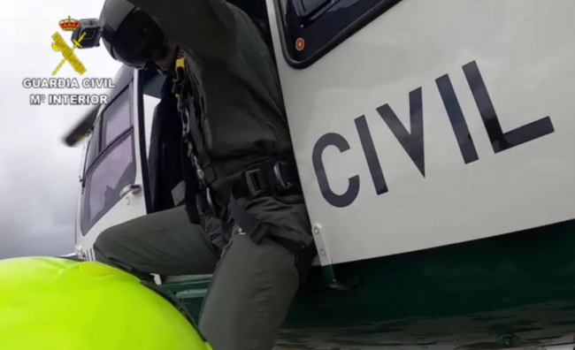 La Guardia Civil rescata a una pareja de excursionistas de 70 años