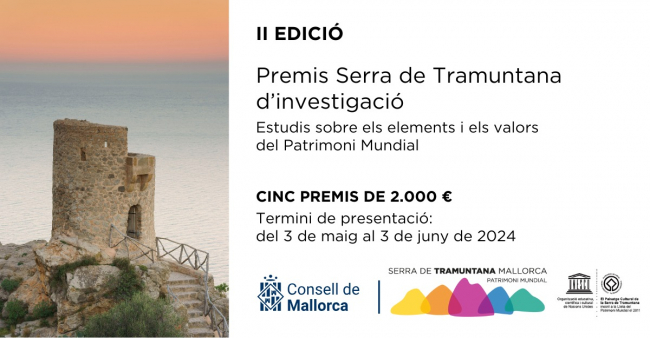 El Consell de Mallorca convoca la segunda edición de los Premios Serra de Tramuntana de investigación