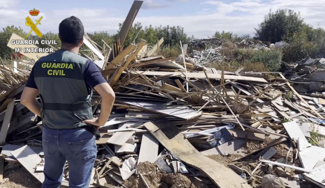 La Guardia Civil ha realizado 7
inspecciones en parcelas rústicas de Mallorca por vertidos de residuos
