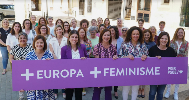 El PSIB-PSOE pide el voto a las mujeres de Baleares por ser 'el único partido que defiende y garantiza sus derechos'