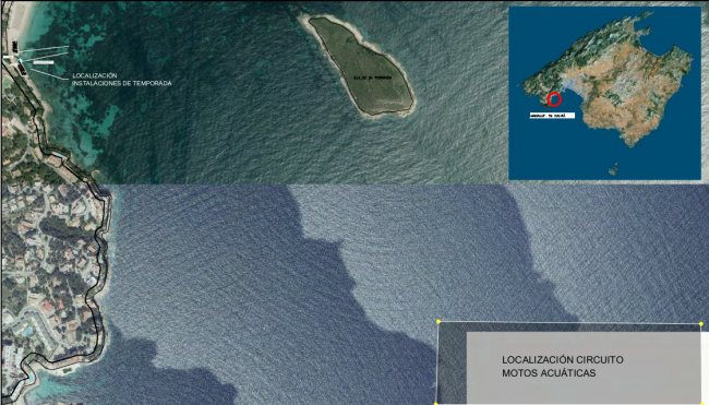 La saturació continua a la mar: circuits de motos d’aigua i altres activitats nàutiques