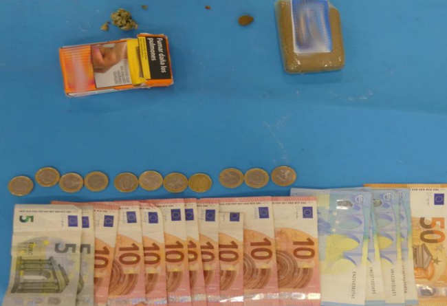 La Policía Nacional detiene a un joven que portaba encima diferente sustancia estupefaciente en Manacor