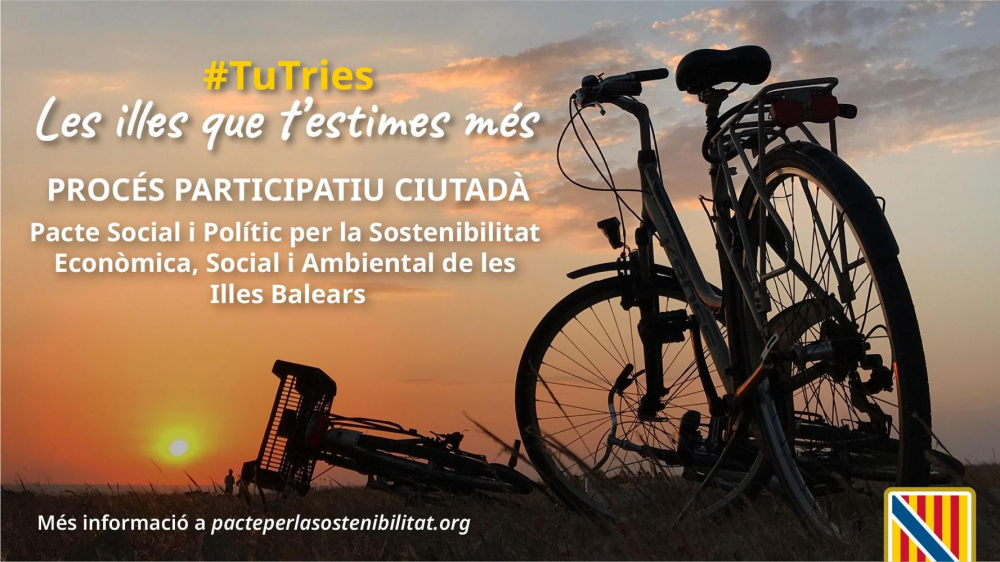 Se abre la plataforma de participación ciudadana del Pacto por la Sostenibilidad de las Illes Balears