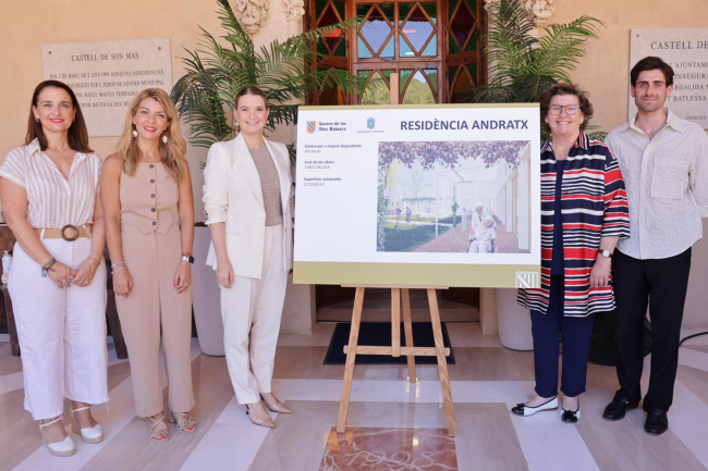 Prohens anuncia la licitación de la obra de la residencia para personas mayores dependientes de Andratx 