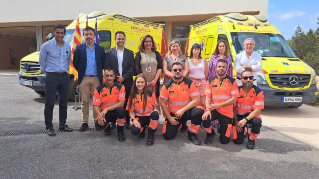 La nueva base del SAMU 061 en Formentera ya está operativa 