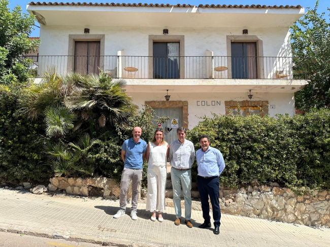 Calvià derribará, gracias a los Fondos next Generation EU, el antiguo Hostal Colón de Peguera para crear un espacio público