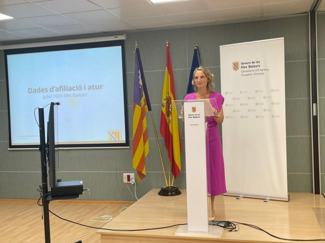 Las Illes Balears consolidan su tendencia a la creación de ocupación y lideran la tasa de paro administrativo más bajo a nivel nacional 