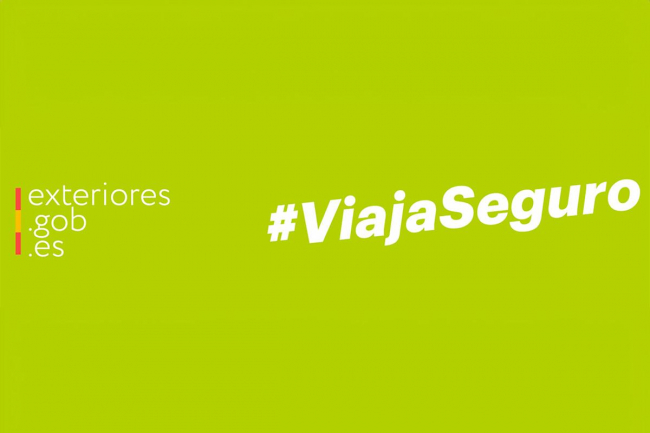 Exteriores recuerda la importancia de consultar en su web las recomendaciones de viaje antes de ir al extranjero