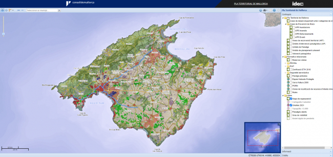 El Consell de Mallorca continúa con la apuesta de acercar la Administración a la ciudadanía con la actualización del visor del Plan Territorial de Mallorca