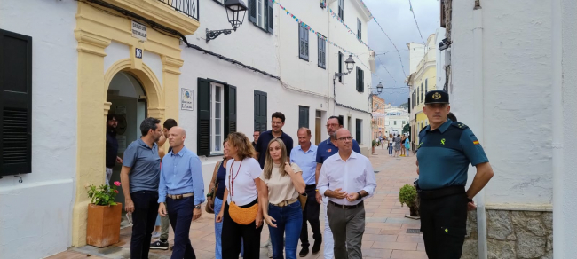 El Govern muestra su apoyo a los municipios afectados por la DANA en Menorca