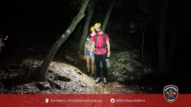 Doble rescate de Bombers de Mallorca