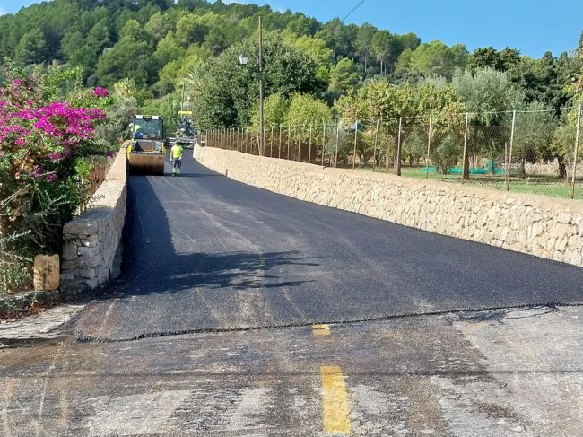 El Consell de Mallorca reforma la carretera de Selva a Mancor con un presupuesto de 883.000 euros