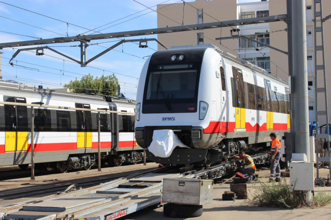 SFM recibe el cuarto de los cinco nuevos trenes que se incorporan este año