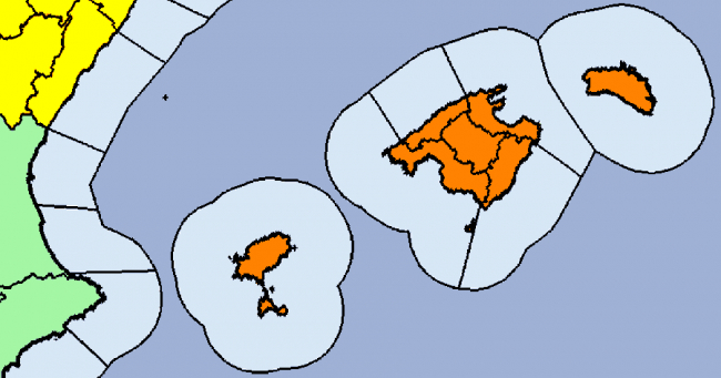 Mañana sábado, alerta naranja por lluvias en las islas