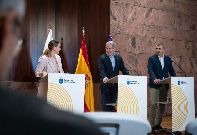 Prohens hace frente común con el presidente de Canarias para pedir un cambio en la estrategia migratoria del Gobierno de España