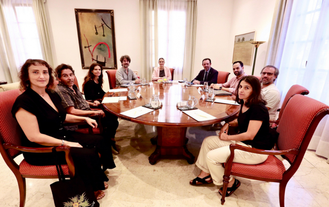 La presidenta del Govern se ha reunido con el Comité de Expertos para la Transición Energética y el Cambio Climático