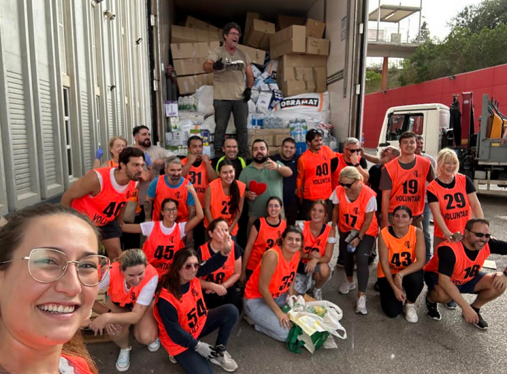 Foro Baleares llena 3 trailers de material de ayuda para Valencia