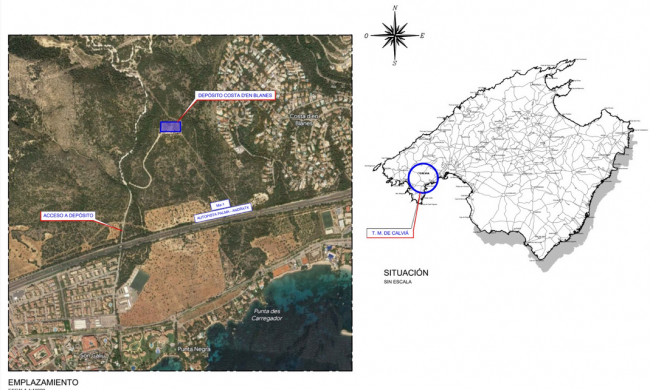 Abaqua lanza la licitación para la rehabilitación del depósito de agua potable de Costa d’en Blanes