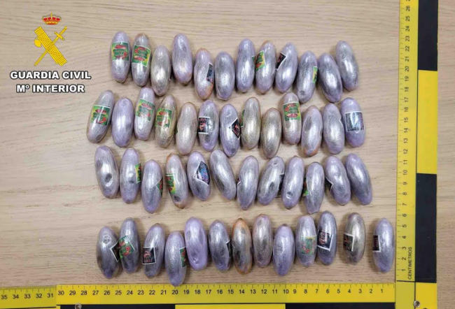 La Guardia Civil ha detenido a una persona por el envío 500 gr de Hachís