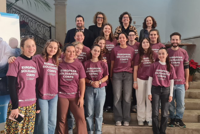 La Conselleria de Familias y Asuntos Sociales acoge el II Encuentro de Voluntarios del Cuerpo Europeo de Solidaridad (CES)