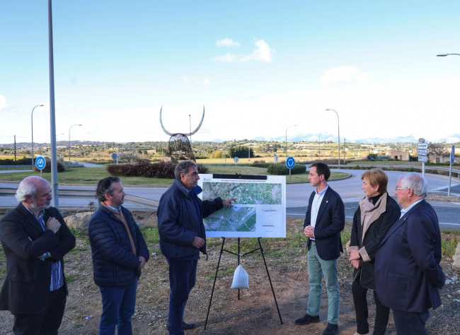 El Consell de Mallorca presenta la reforma integral de la carretera entre Santa Margalida y Llubí