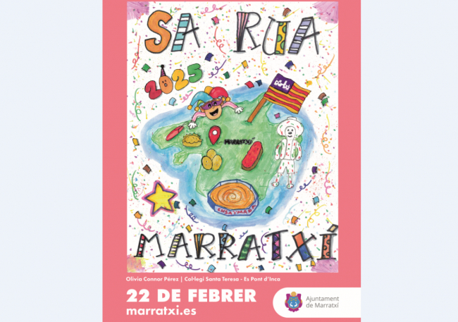 Marratxí presenta el cartel oficial de Sa Rua, la primera celebración del Carnaval en Mallorca
