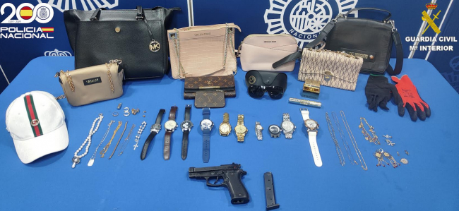 La Policía Nacional y la Guardia Civil desmantelan un grupo criminal itinerante dedicado a los robos con fuerza en domicilios 