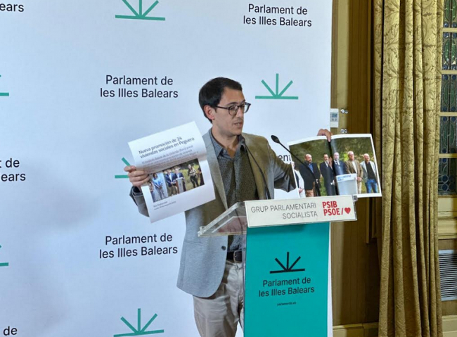 El PSIB-PSOE denuncia que todo lo que el PP hace de vivienda es de gobiernos de izquierdas y que el IBAVI no ha licitado nada nuevo con Prohens