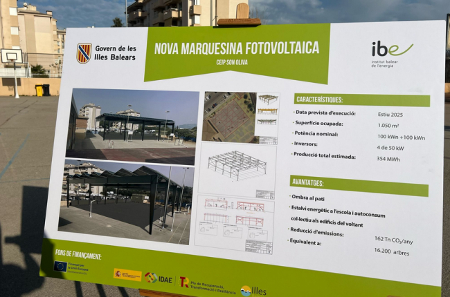 Plan pionero que combina la generación de energía solar para autoconsumo y la creación de refugios climáticos en centros escolares 