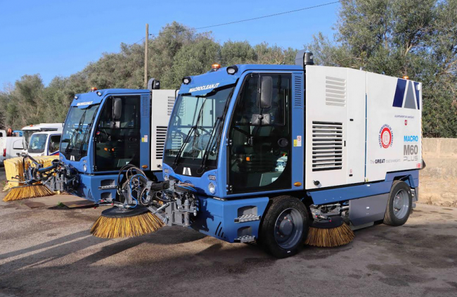 El municipio de Santanyí incorpora dos nuevas máquinas para mejorar la limpieza viaria