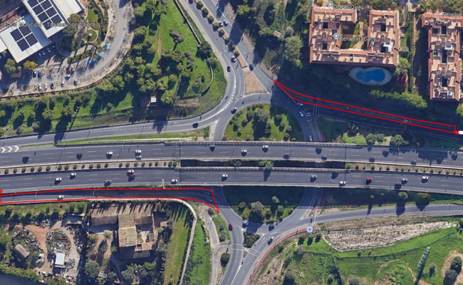 Día 28 de febrero habrá cortes de tráfico diurnos en los ramales de vía de Cintura de Sóller y Can Valero por las obras de refuerzo de firme