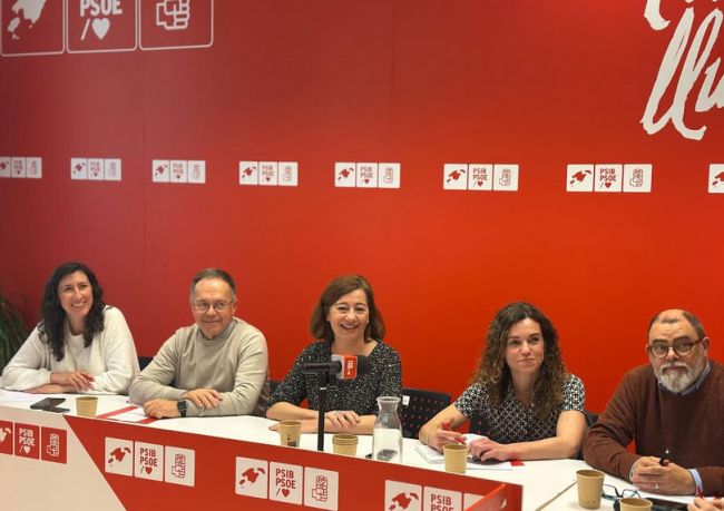 Francina Armengol, ha presidido la primera reunión de la nueva Comisión Ejecutiva, surgida del 15 Congreso