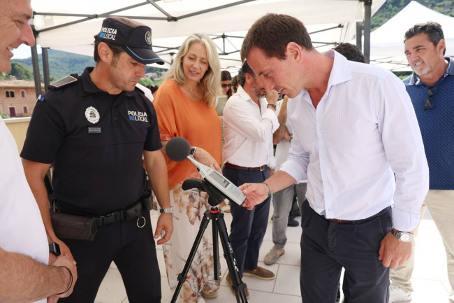 Se ponen en marcha los sonómetros subvencionados por el Consell de Mallorca para controlar el ruido en las zonas urbanas de la Serra