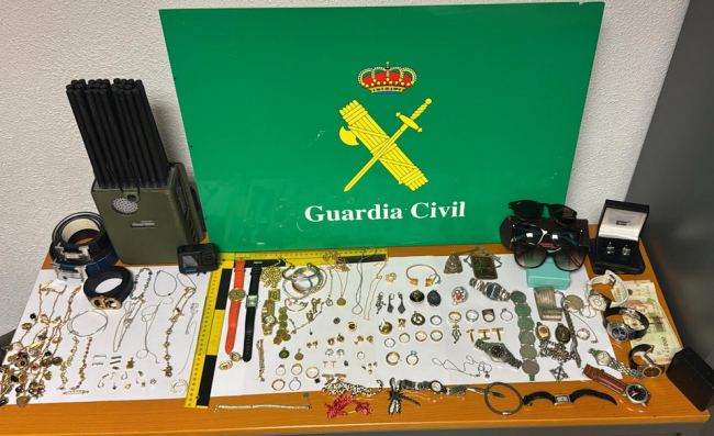 La Guardia Civil desarticula un grupo criminal especializado en robos en viviendas de Mallorca