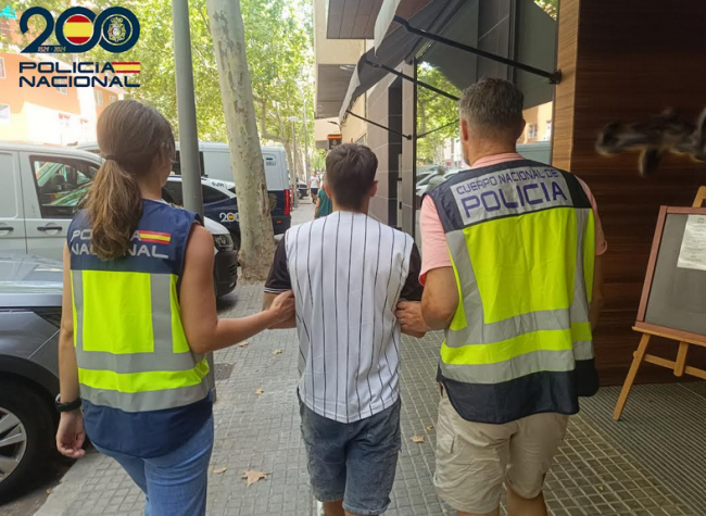 La Policía Nacional detiene a un fugitivo que estaba siendo buscado por las autoridades italianas