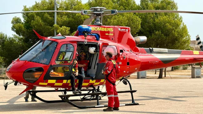 El nuevo helicóptero Milana, 100% operativo para rescates y extinción de incendios
