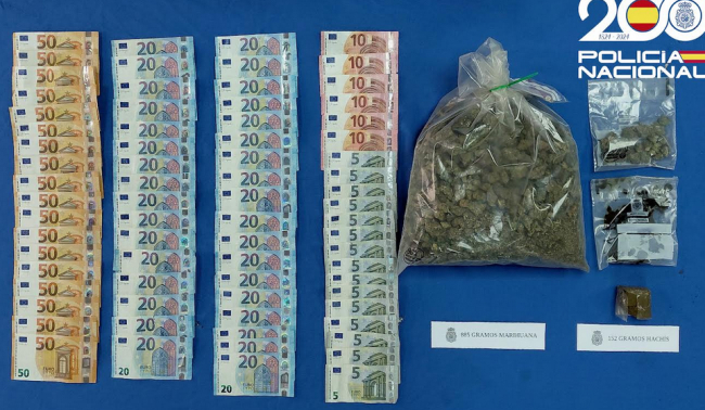 La Policía Nacional detiene a cinco personas de una asociación cannábica por tráfico de drogas