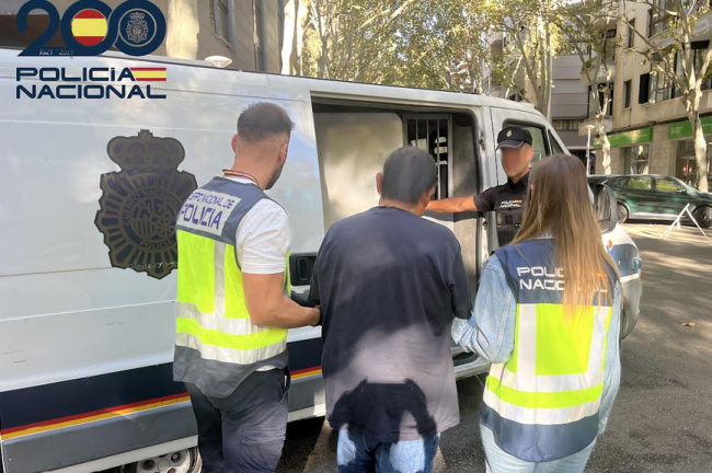 La Policía Nacional de Palma detiene a un varón por agredir sexualmente a una familiar menor de edad