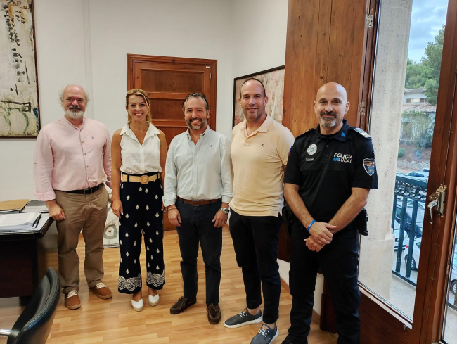 El Consell de Mallorca se coordina con el Ayuntamiento de Andratx ante el inicio de las obras de refuerzo del firme entre Peguera y el Puerto de Andratx