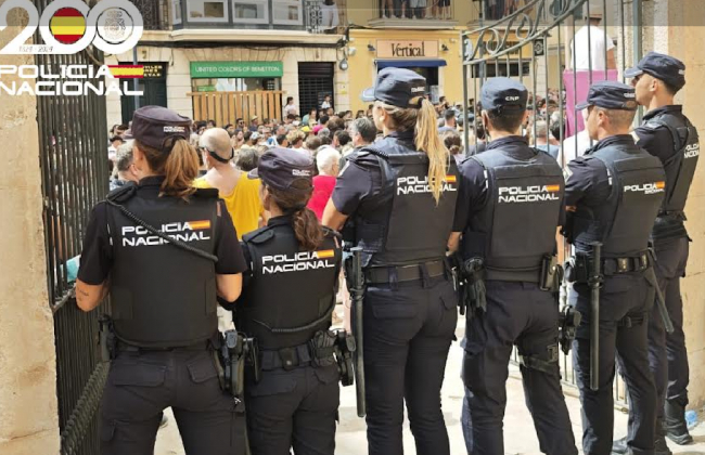 La Policía Nacional, da por concluido el dispositivo de seguridad de las fiestas patronales de Maó